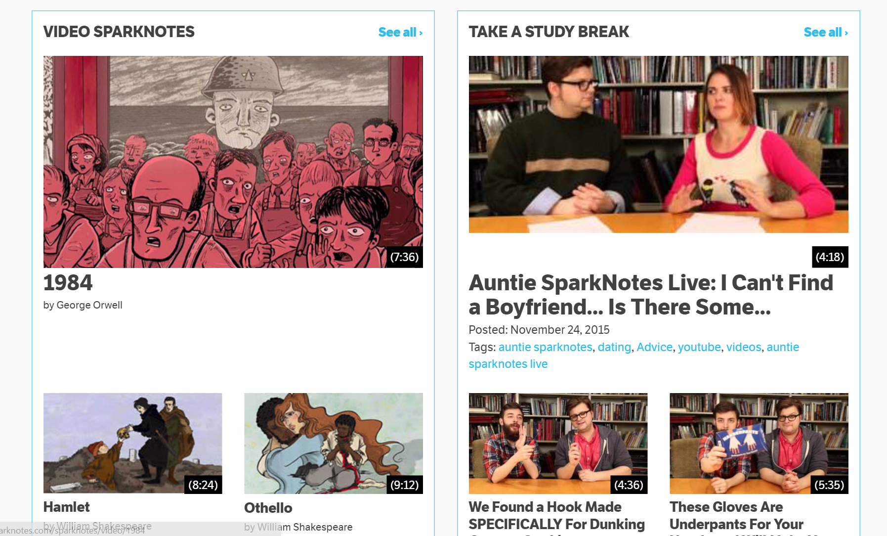 The Wonders of Sparknotes on emaze
