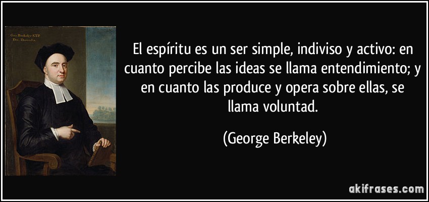 Resultado de imagen para GEORGE BERKELEY PENSAMIENTO