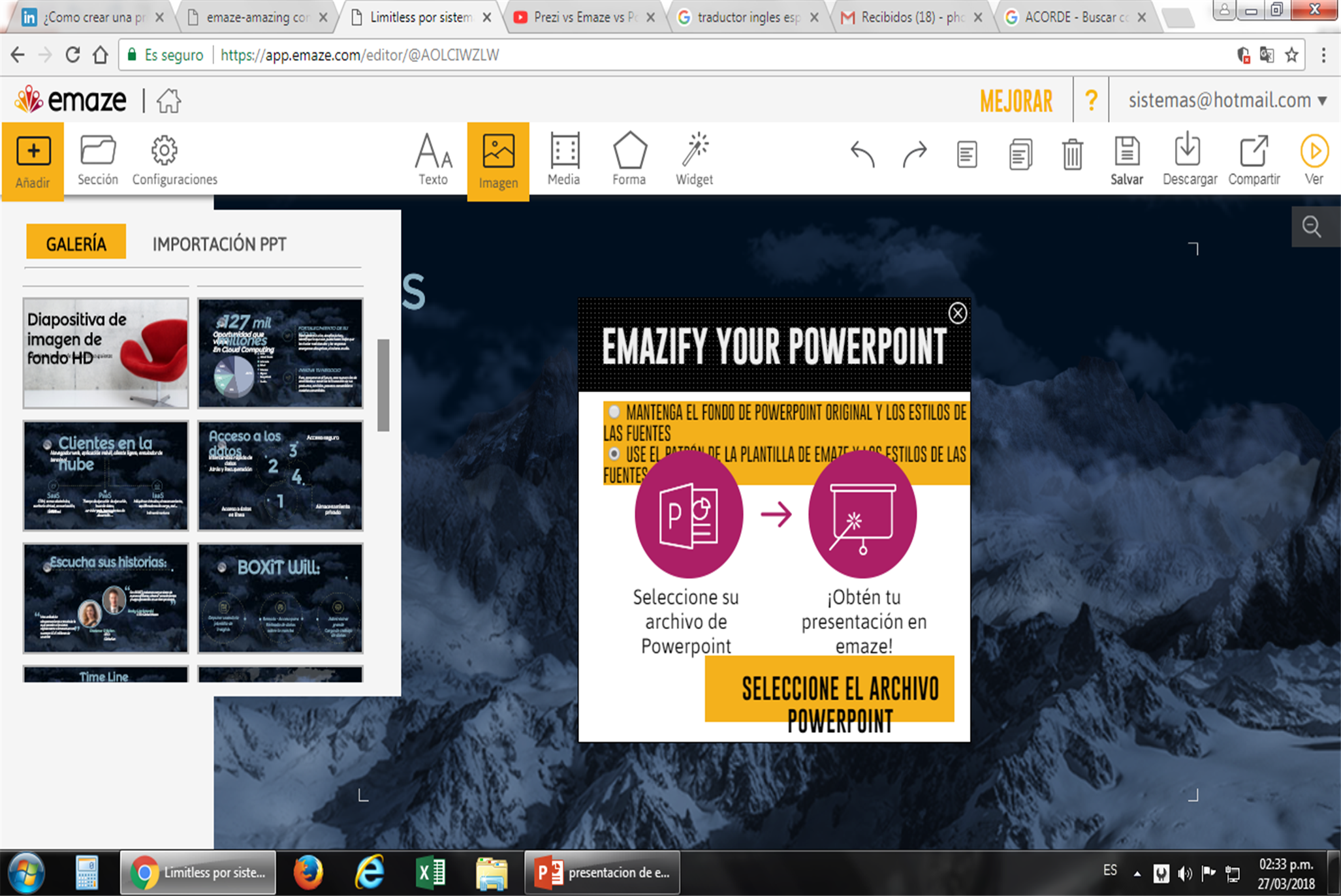 at emaze Presentation