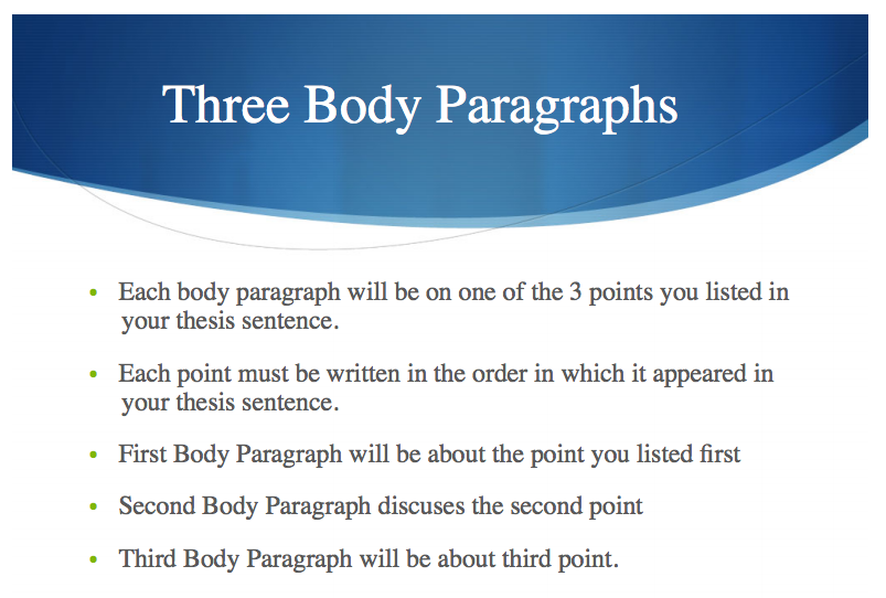 Thesis language