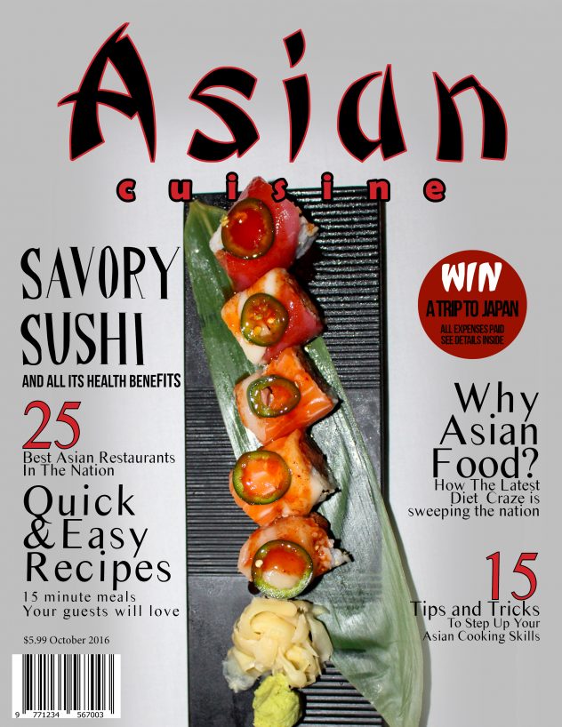Asian Cuisine at emaze Presentation