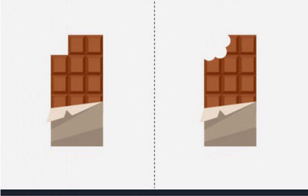 There are two types of people. Подышал около шоколада. Подышал возле шоколада. 2 Kinds of people.