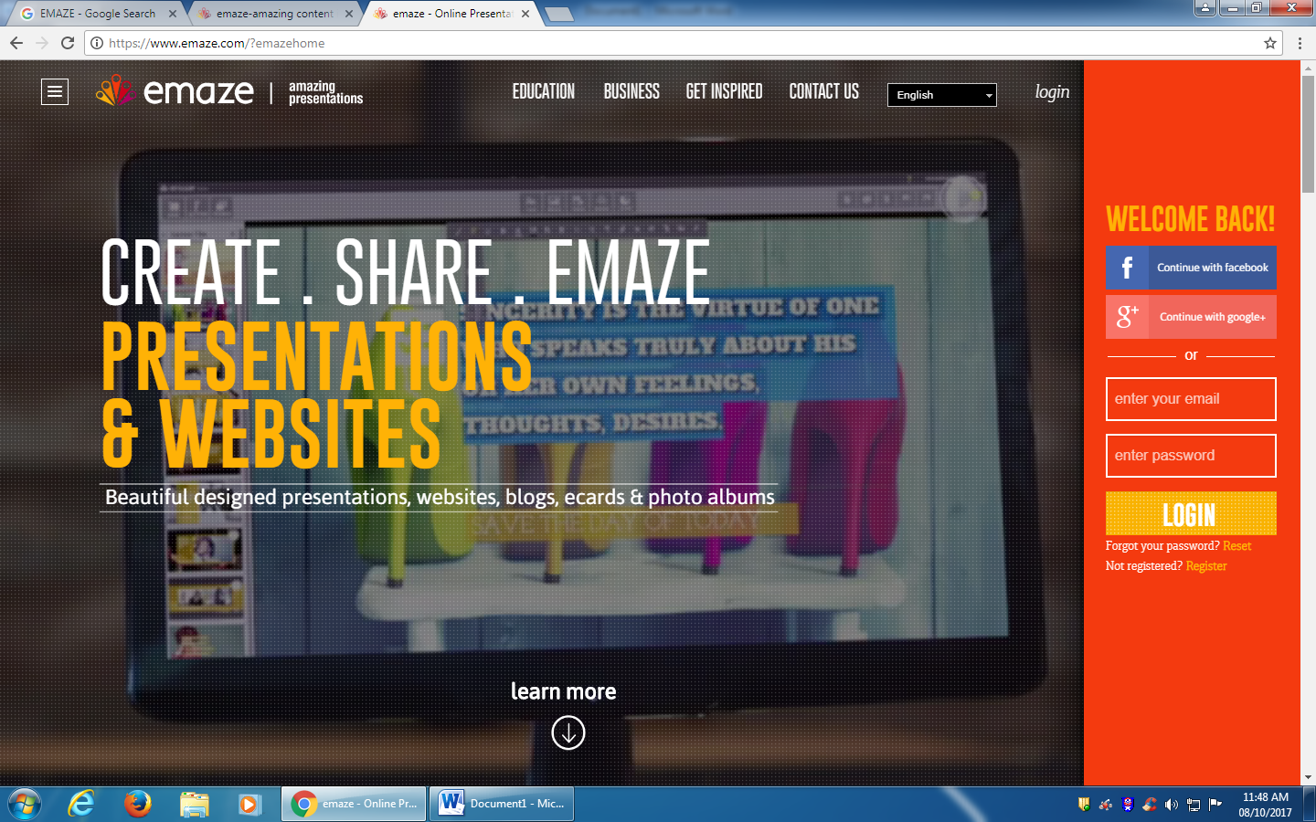 emaze tutorial at emaze Presentation