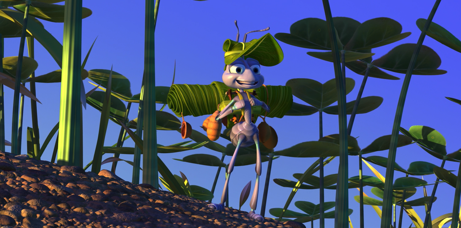 Муравей флик. Приключения Флика герои. Приключения Флика Чебурашка. A Bug's Life 1998. Муравей Антц гусеница.