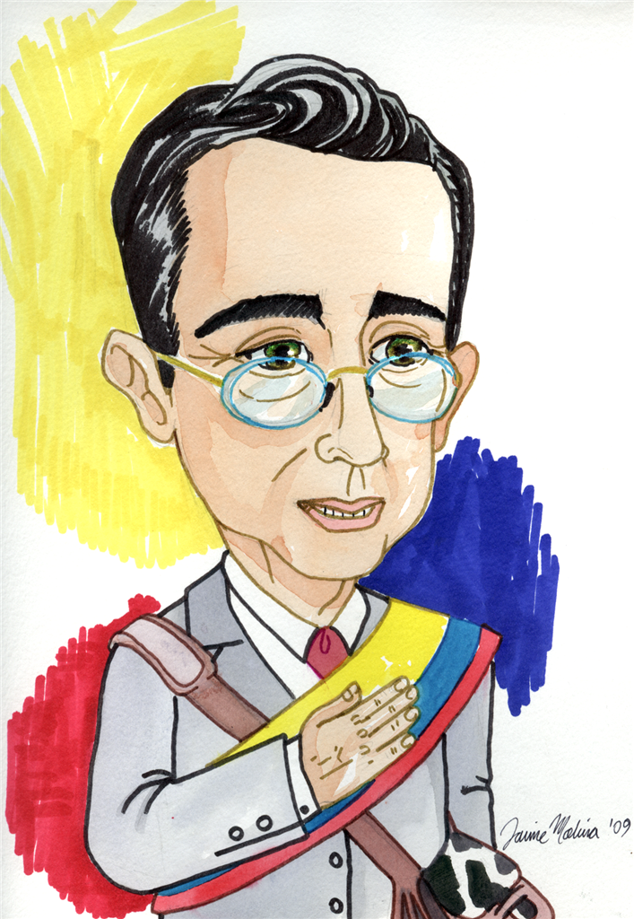 Resultado de imagen para Caricaturas de Alvaro Uribe y la Paz