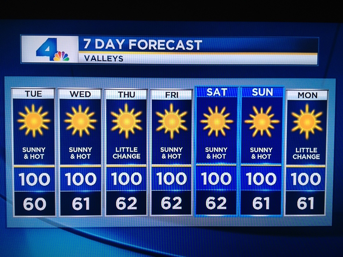 Weather forecast day weather