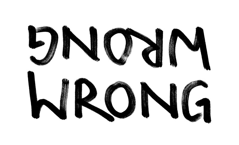 To do wrong. The wronged.