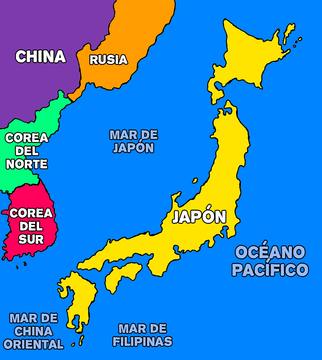 Resultado de imagen para ubicacion de geografica de japon