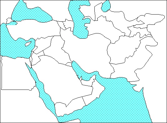 Blank Map Of Arabian Peninsula - vrogue.co