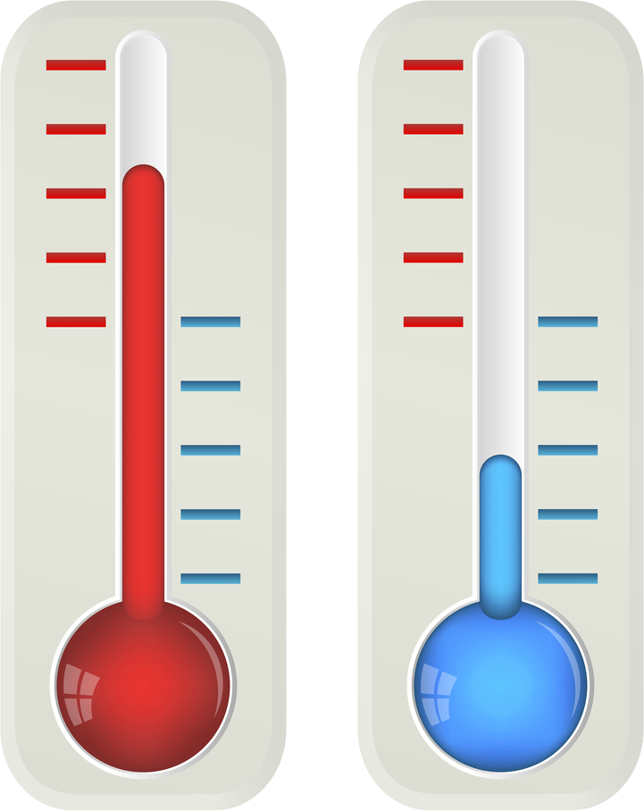 Низкая температура рисунок. Высокая и низкая температура. Термометр красный синий. Термометр с высокой температурой для детей. Тепло градусник.