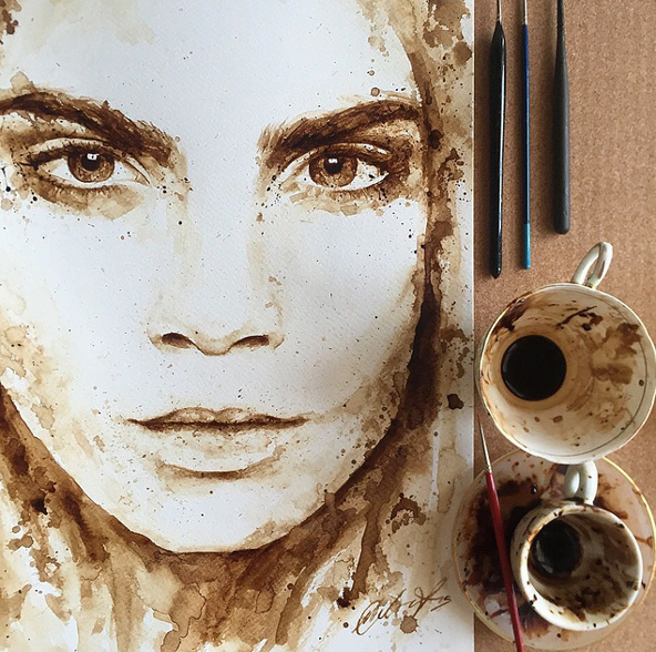 Coffee Painting at emaze Presentation