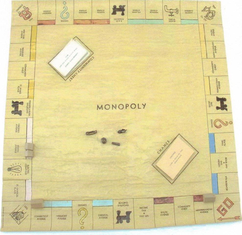 original monopoly board st charles