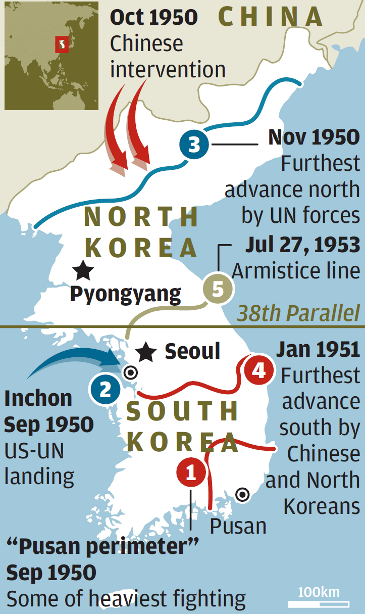 The Korean War and at emaze Presentation