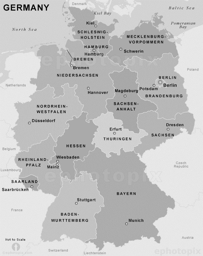 Карта германии картинки