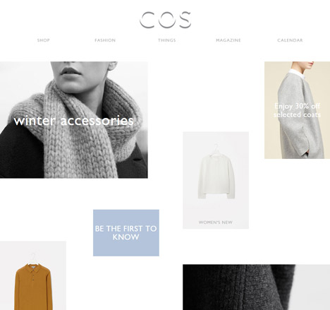 cos clothing website