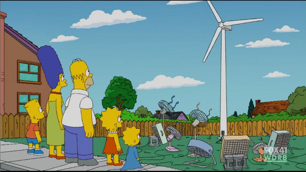 Image result for simpsons alternative energy