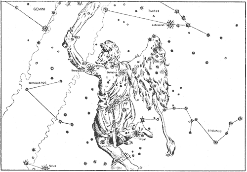 Созвездие орион схема для 2