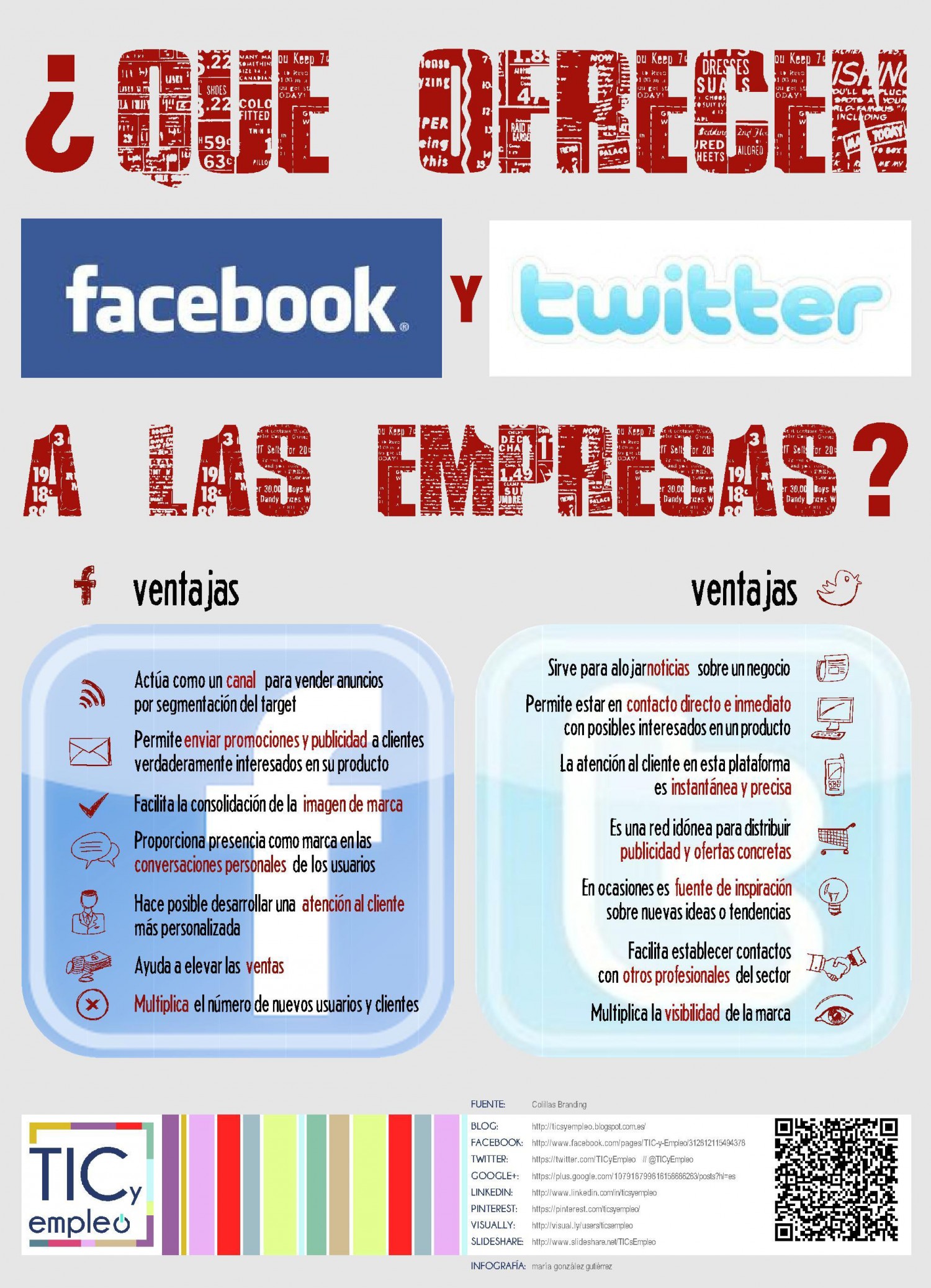 Consideramos que las redes sociales son una herramienta de gran utilidad y