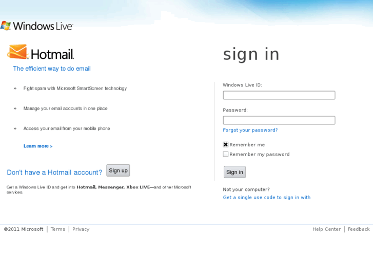 Hotmail com почта