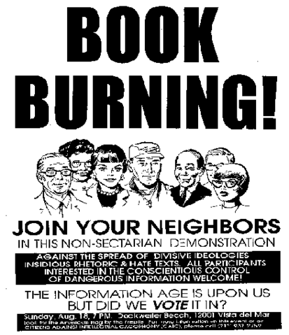 Image result for Images of book burning