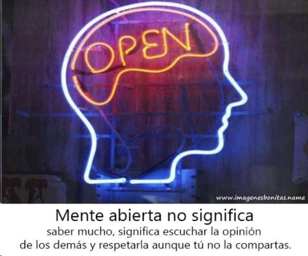 Mentalidad abierta