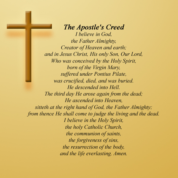 the Roman Catholic Apostle's Creed. 