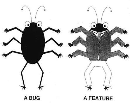 Фича это простыми словами. Bug vs feature. Баг фича Мем. Фича рисунок. Баг жучок.
