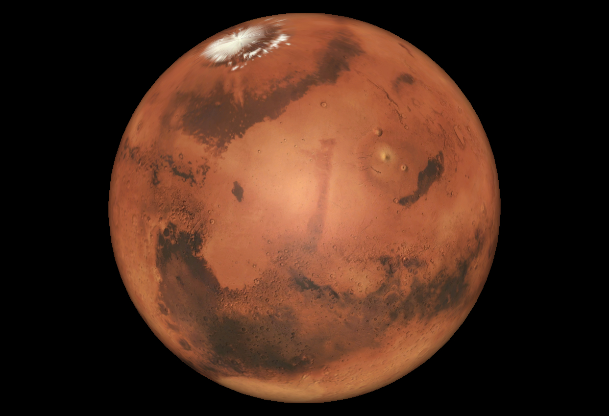 Снимки Марса с телескопа Хаббл