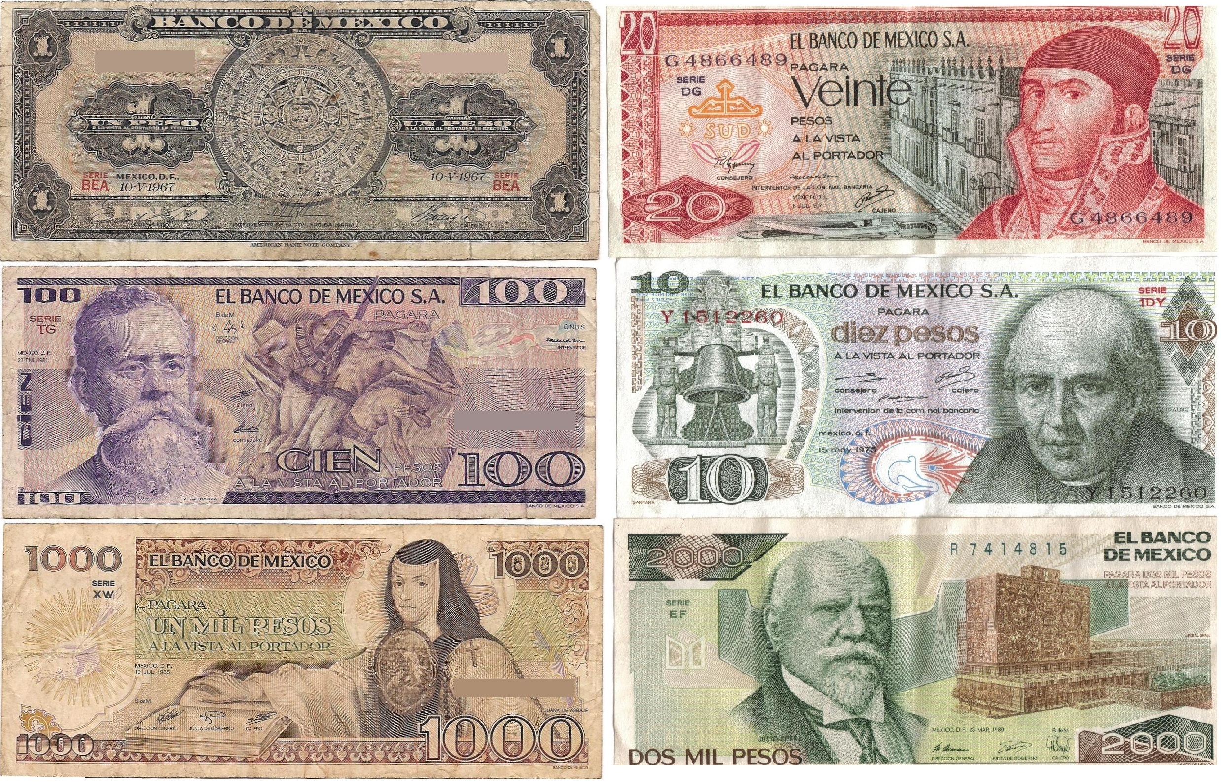 Игра деньги стран. Банкноты разных стран. Мексиканский песо.