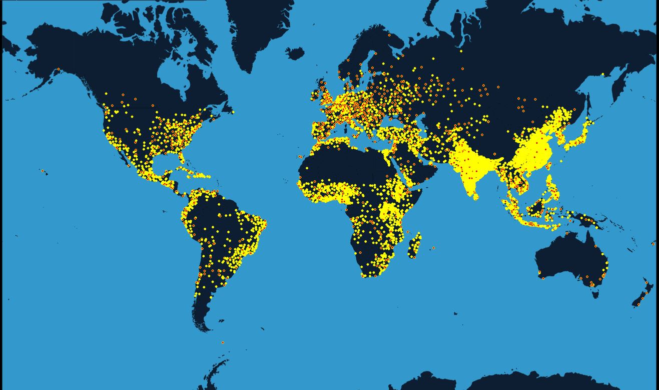 Dunya ray xcvi. World population Map. Распределение населения на планете. Население земли карта.