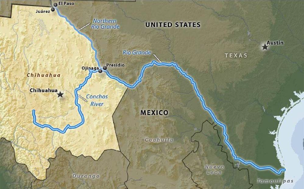 Рио гранде бассейн какого океана. Река Рио Гранде граница. Река Рио Гранде на карте. Река Рио Гранде на карте Северной Америки. Мексика река Рио-Гранде.