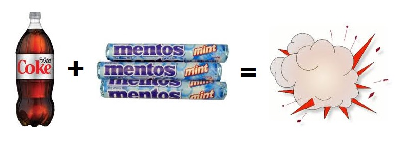 Coca cola mentos