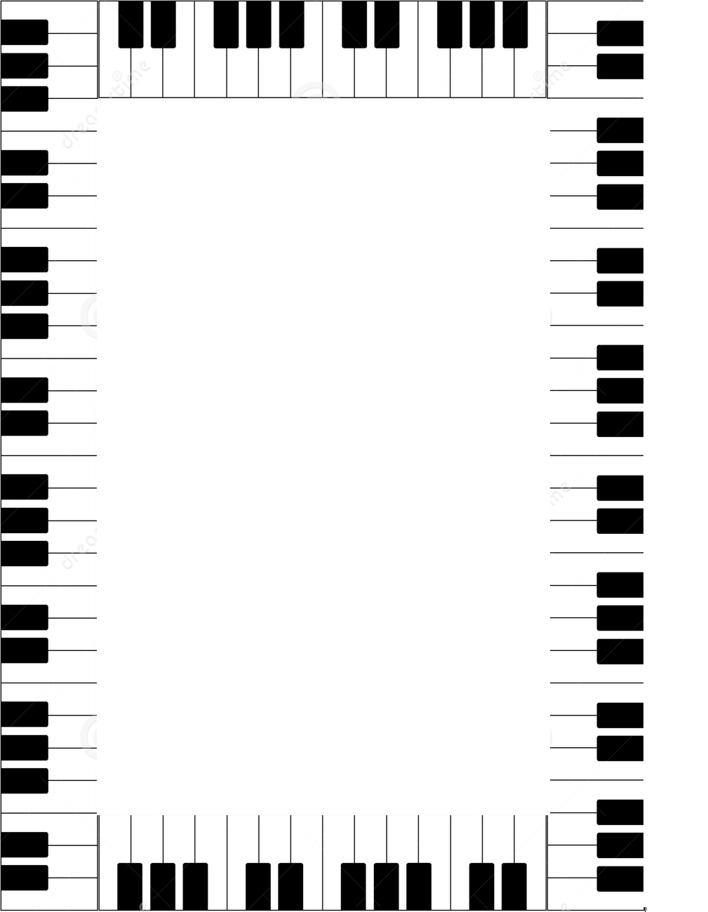 клавиши пианино. рамка клавиши. рамка из нот. красивая клавиатура пианино. круглая рамка музыкальная.