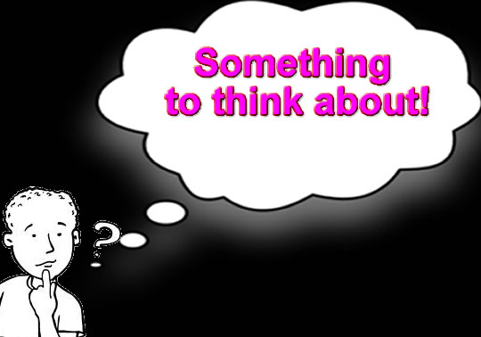 Think something over. Think about something