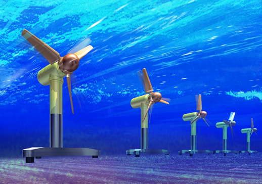 Tidal Energy from underwater turbines