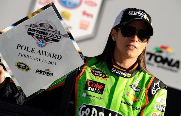Who was the first woman to race in the Daytona 500?