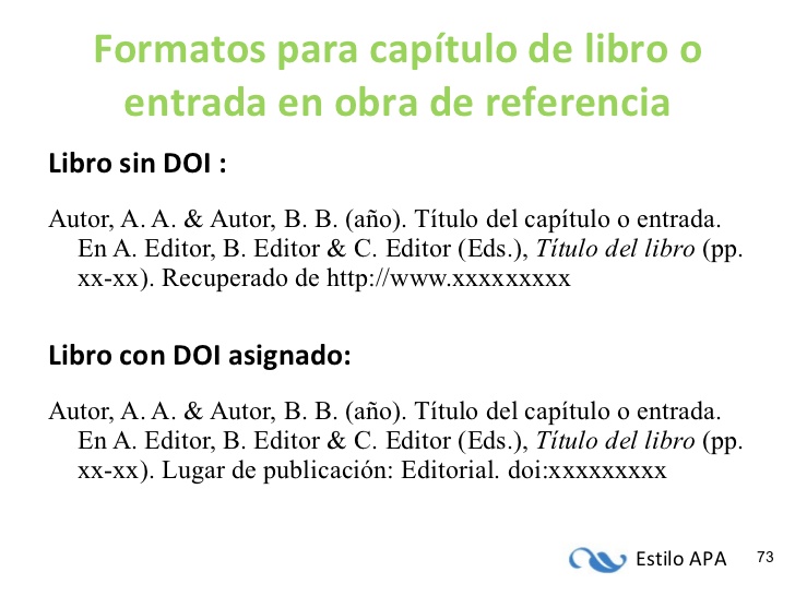 formato apa 6 edicion