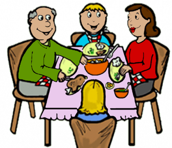 He lunch now. Family dinner Flashcard. Cenar. Family eating Clipart. Lets have dinner.