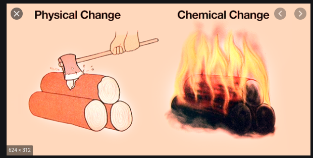 Physical changes and Chemical changes are both different