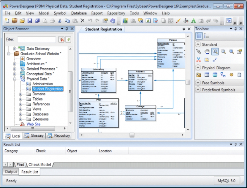 Designed powered. Sybase POWERDESIGNER Интерфейс. Физическая модель базы данных в POWERDESIGNER. Концептуальная модель базы данных POWERDESIGNER. Связи в POWERDESIGNER.