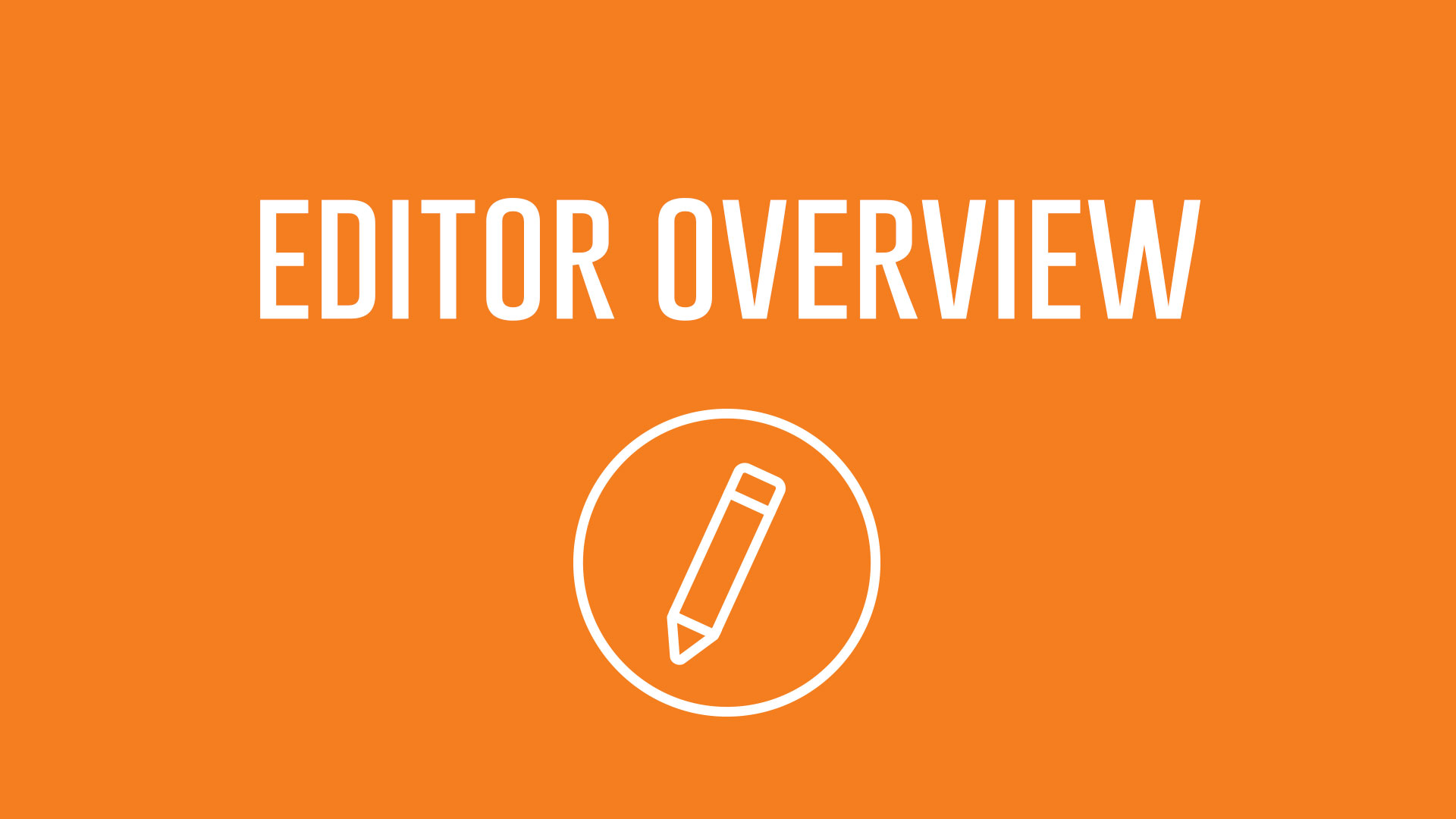 Edito Overview Editor Overview on emaze