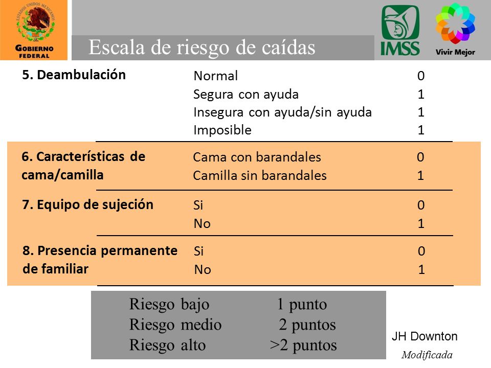 Escala De Riesgo De Caidas