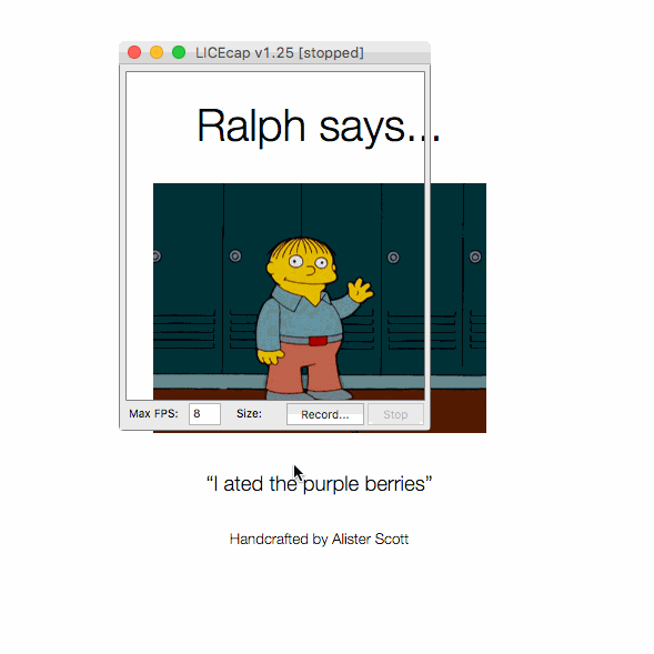 Screen capture to Gif on emaze
