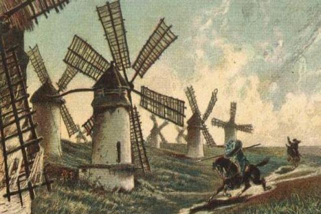 Los molinos de viento de don quijote