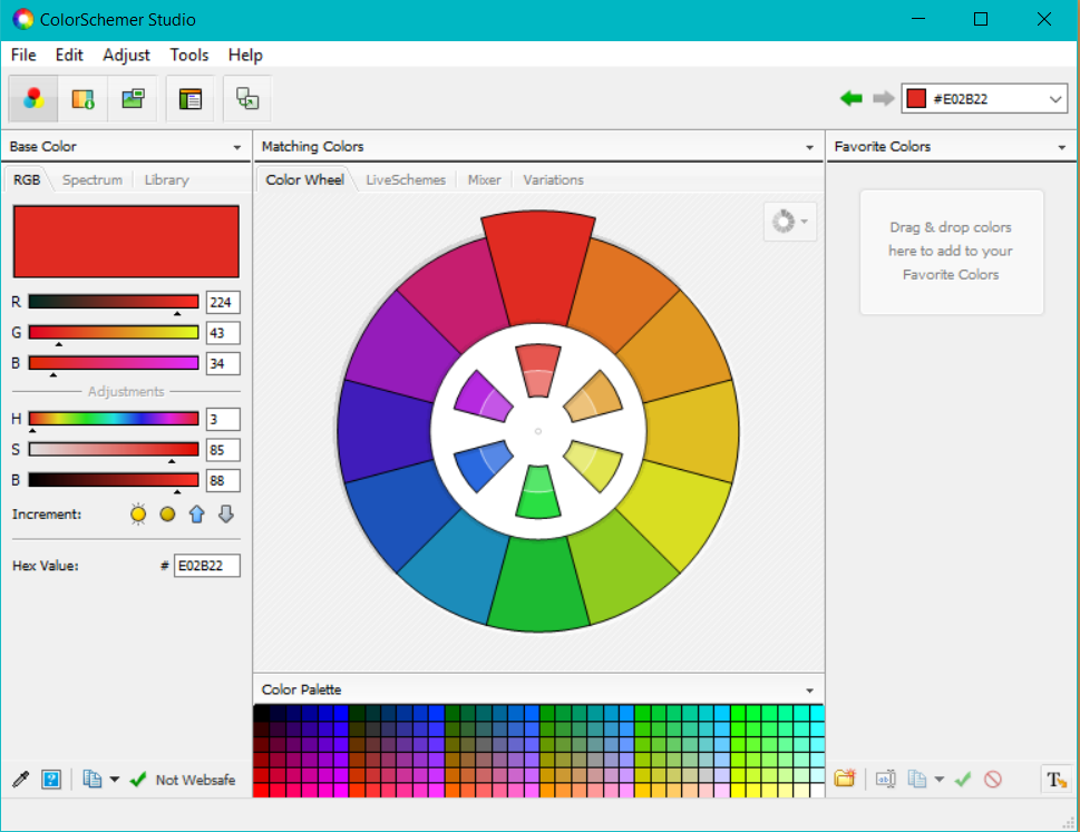 Studio 2. COLORSCHEMER Studio. COLORSCHEMER Studio 2. Color Drop Tool.