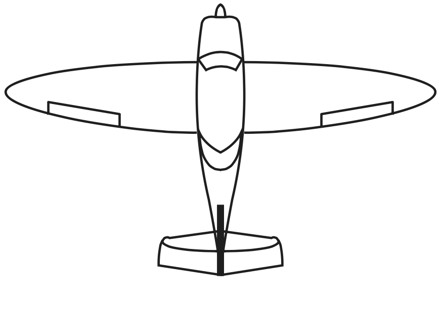 Мини самолет рисунок