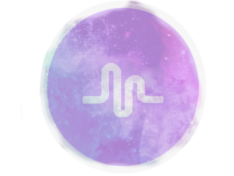 Basemenstamper: Pastel Purple Tiktok Logo