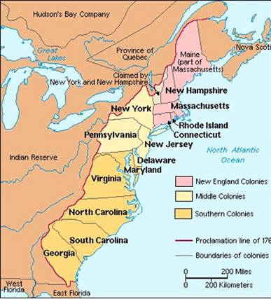 north and south colonies at emaze Presentation