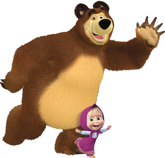 Маша радуется. Миша из Маши. Маша и медведь персонаж Маша. Медведь из Маши и медведя. Маша из Маша и медведь в полный рост.