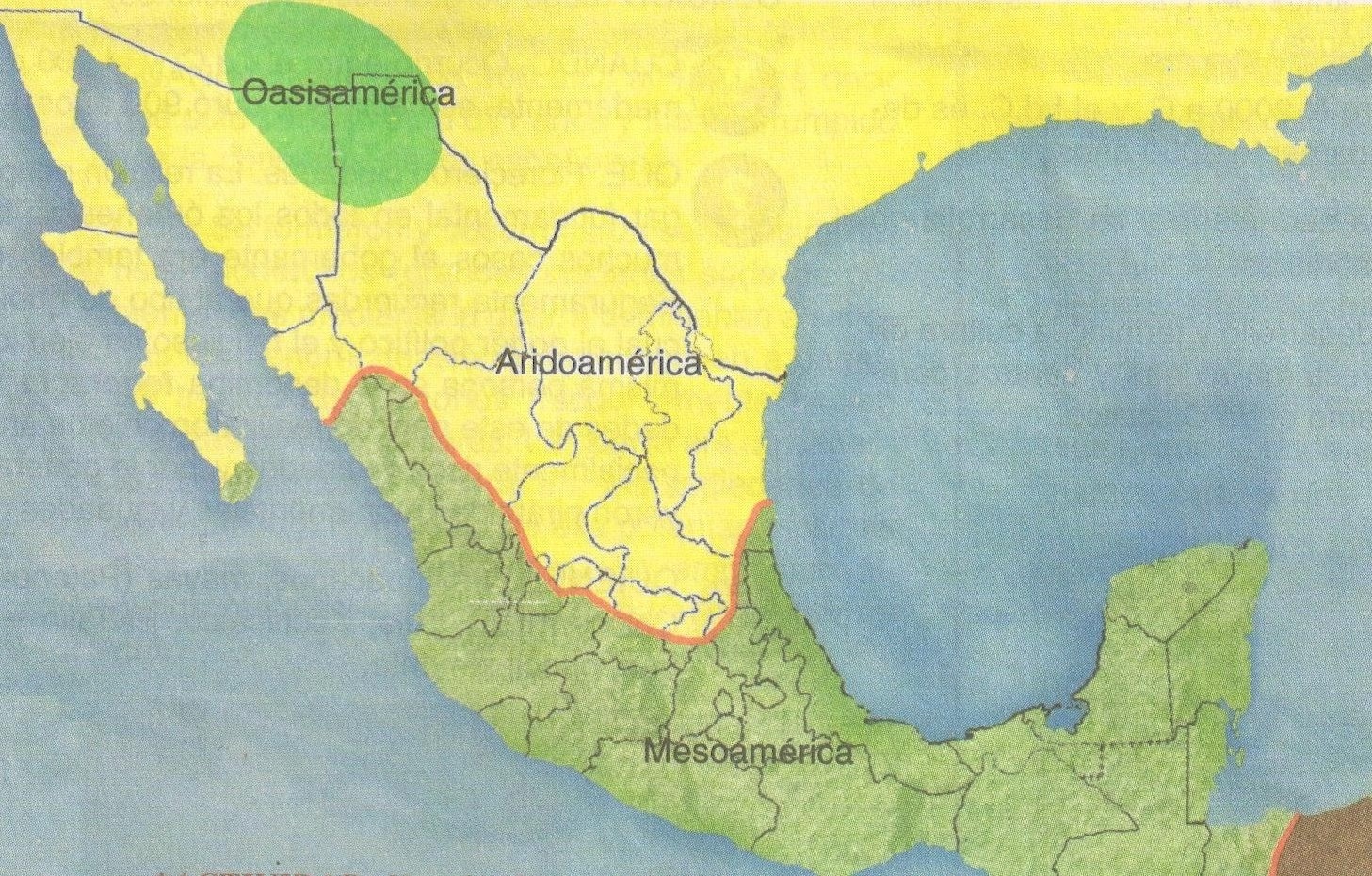 Mapa De Aridoamerica